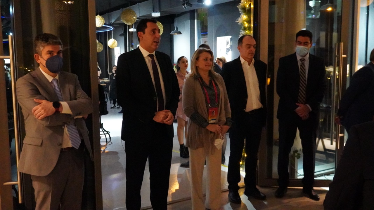 Ο Γενικός Γραμματέας Διεθνών Οικονομικών Σχέσεων και Εξωστρέφειας του Υπουργείου Εξωτερικών και Προέδρος της Enterprise Greece, κ. Γιάννης Σμυρλής Η Εντεταλμένη Σύμβουλος και Μέλος ΔΣ της Enterprise Greece, κα Μπέττυ Αλεξανδροπούλου